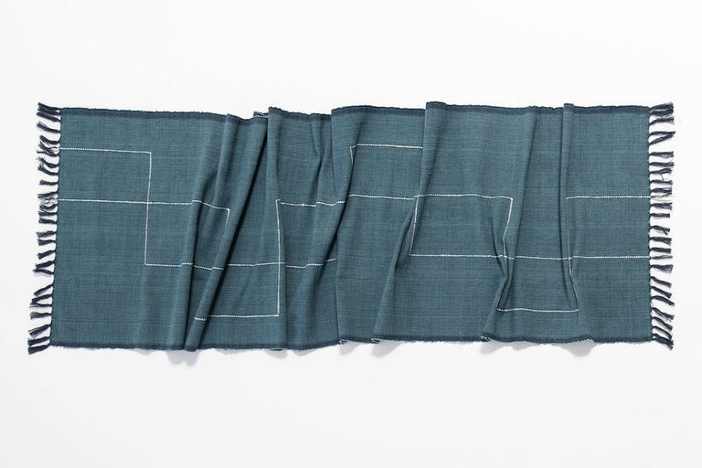 RIFT VALLEY HANDWOVEN ETHIOPIAN COTTON TABLE RUNNER | ENTERTAINING