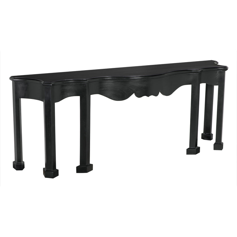 ESTATE CONSOLE HAND RUBBED BLACK | TABLE