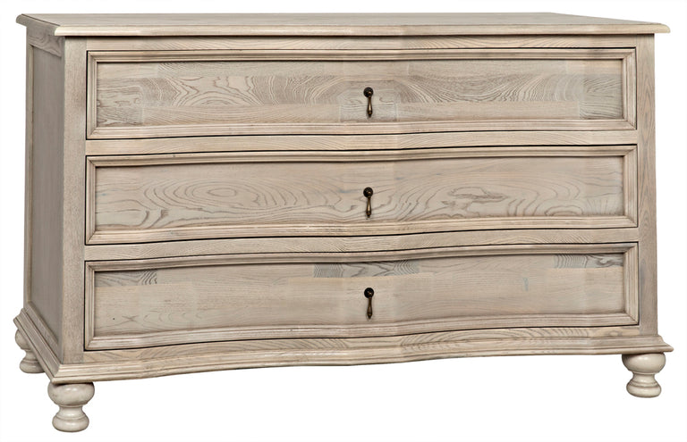 CURVED FRONT 3 DRAWER CHEST | CASE GOODS