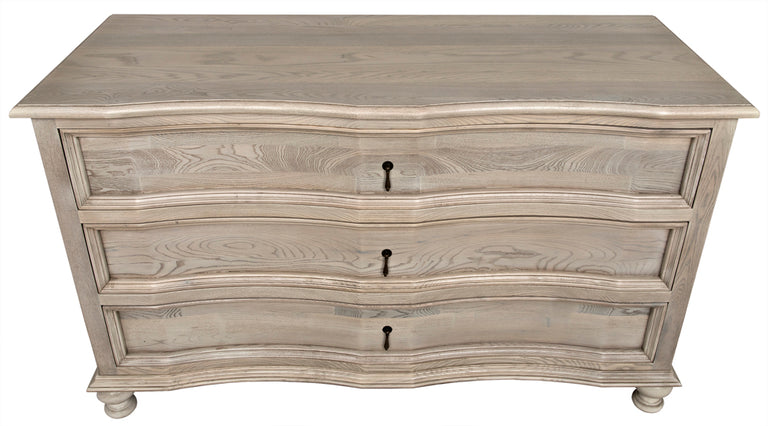 CURVED FRONT 3 DRAWER CHEST | CASE GOODS