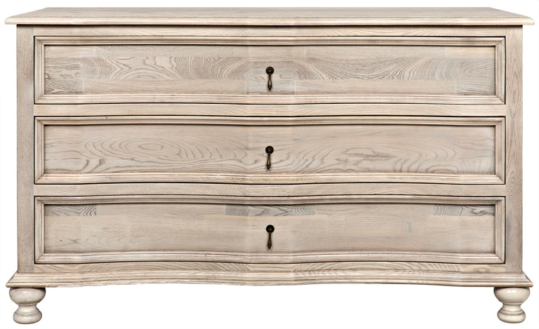 CURVED FRONT 3 DRAWER CHEST | CASE GOODS