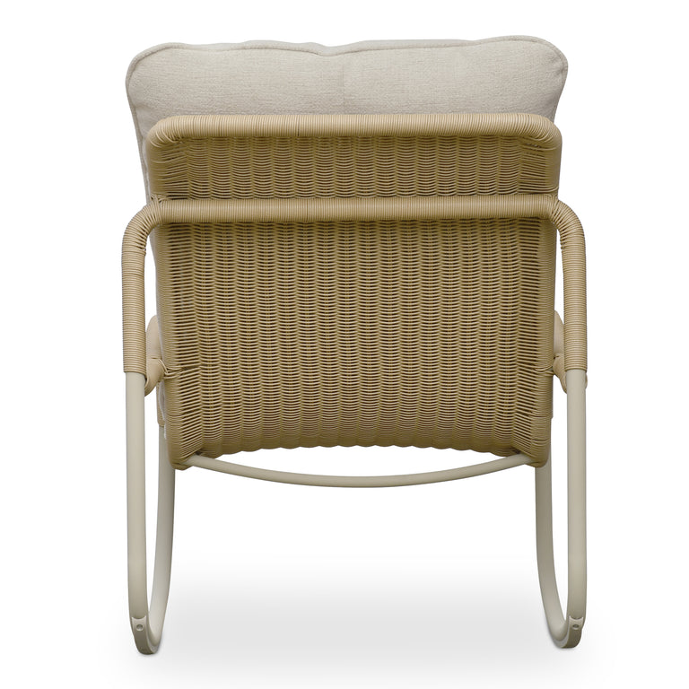 LYRA OUTDOOR ROCKING CHAIR BEIGE