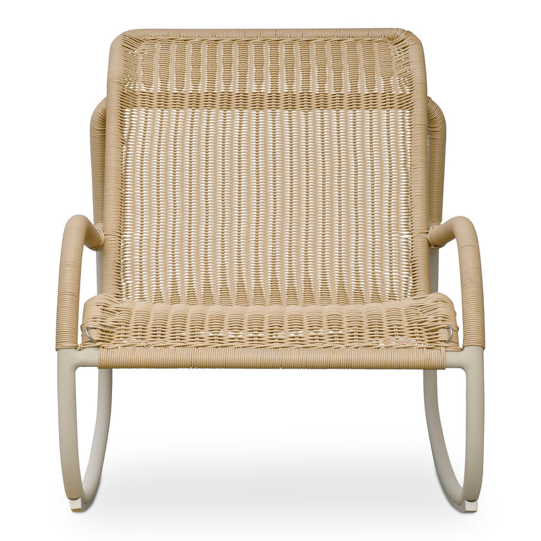 LYRA OUTDOOR ROCKING CHAIR BEIGE