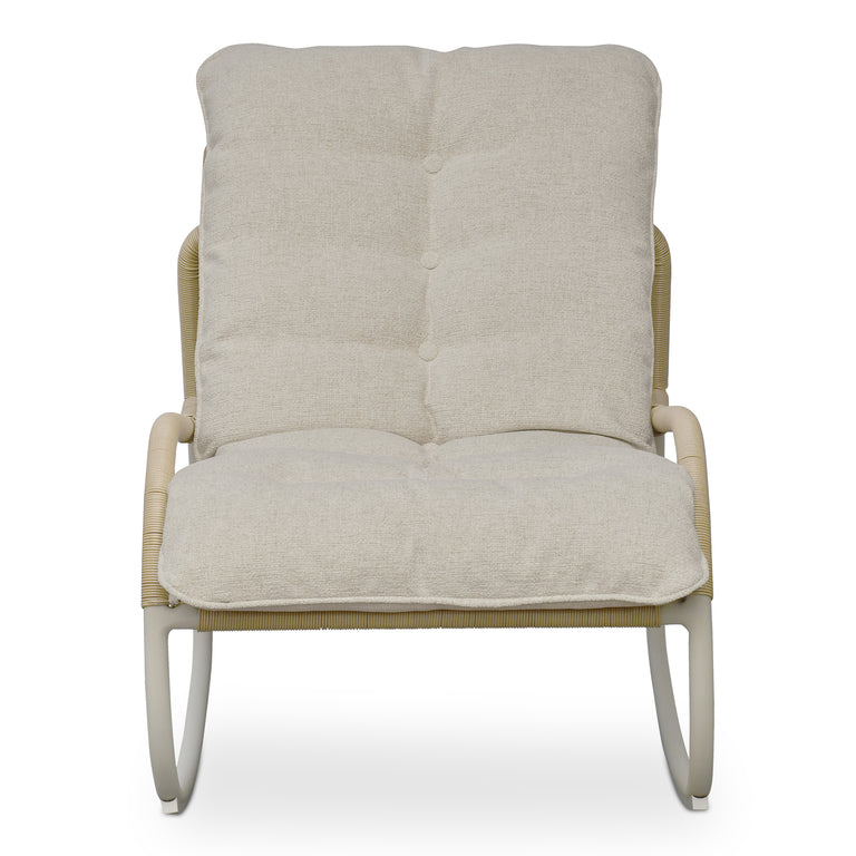 LYRA OUTDOOR ROCKING CHAIR BEIGE
