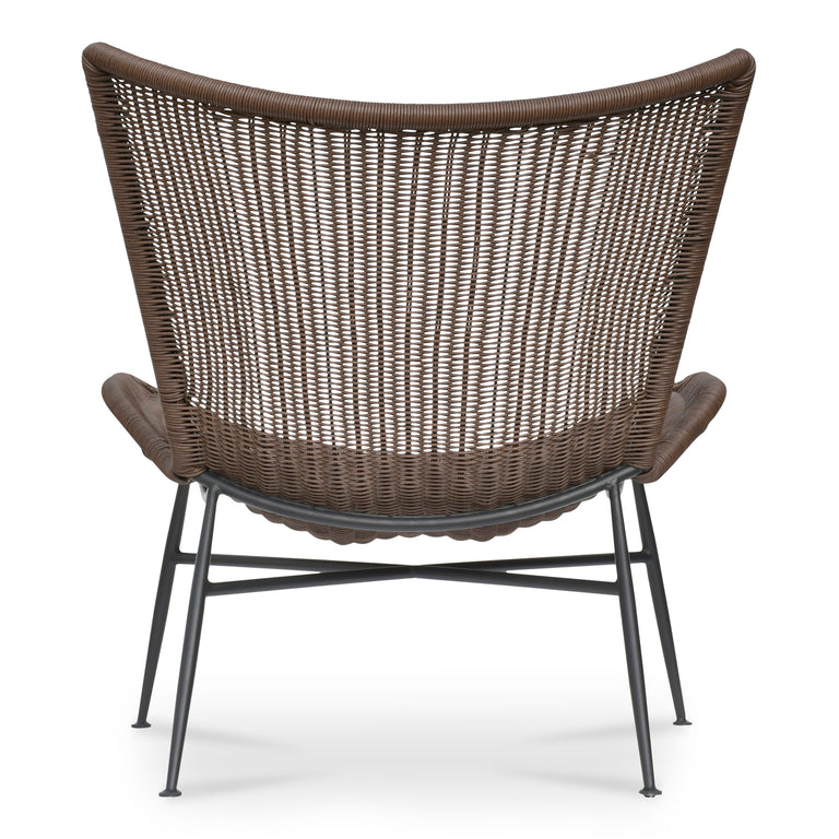PAIGE OUTDOOR ACCENT CHAIR BROWN