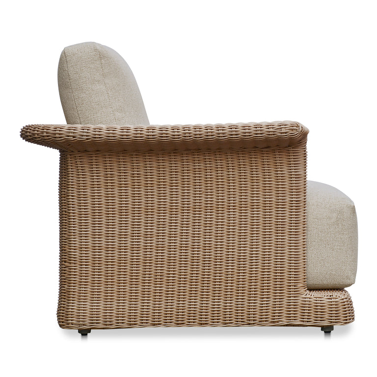 MEREDITH OUTDOOR ACCENT CHAIR BEIGE