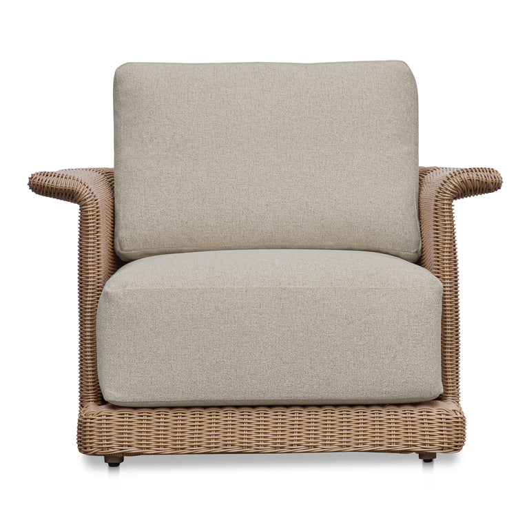 MEREDITH OUTDOOR ACCENT CHAIR BEIGE