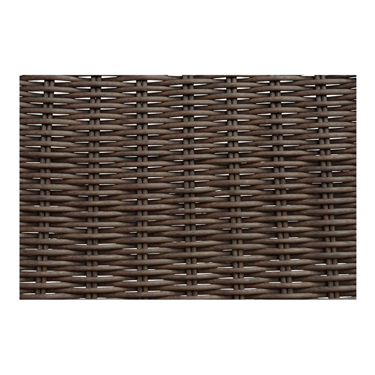 KENDALL OUTDOOR DINING CHAIR BROWN-SET OF TWO