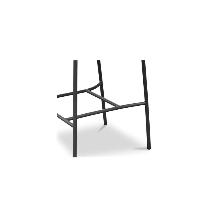 ZOLA OUTDOOR BAR STOOL DARK BROWN