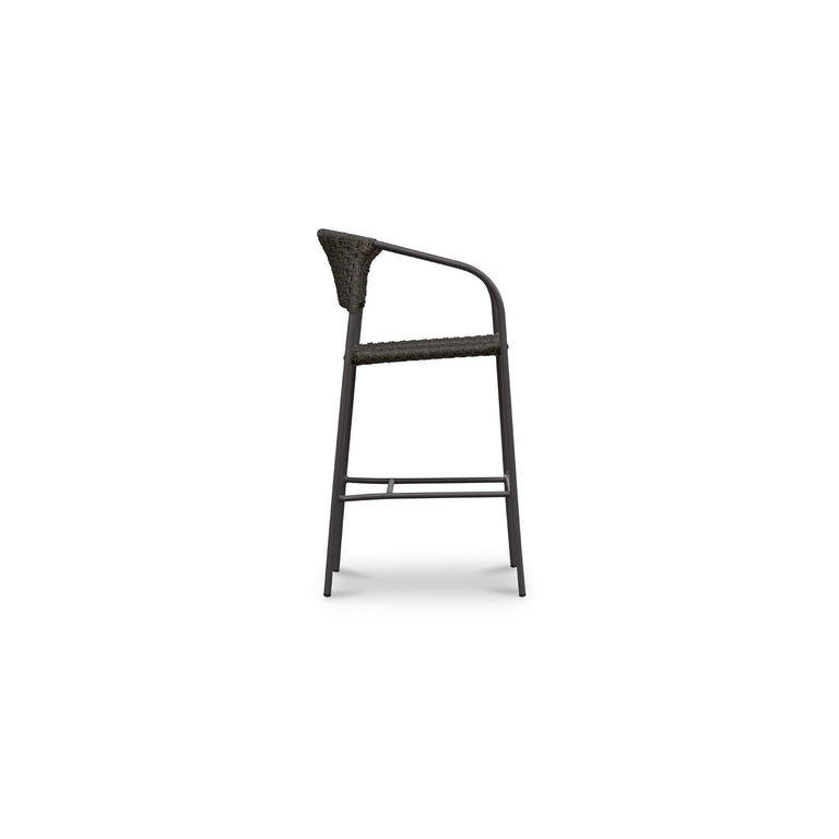 ZOLA OUTDOOR BAR STOOL DARK BROWN