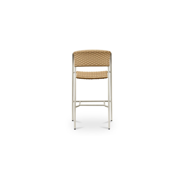 ZOLA OUTDOOR BAR STOOL DARK BROWN