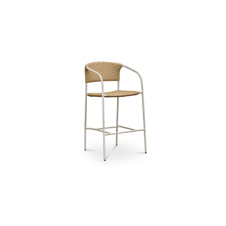 ZOLA OUTDOOR BAR STOOL DARK BROWN