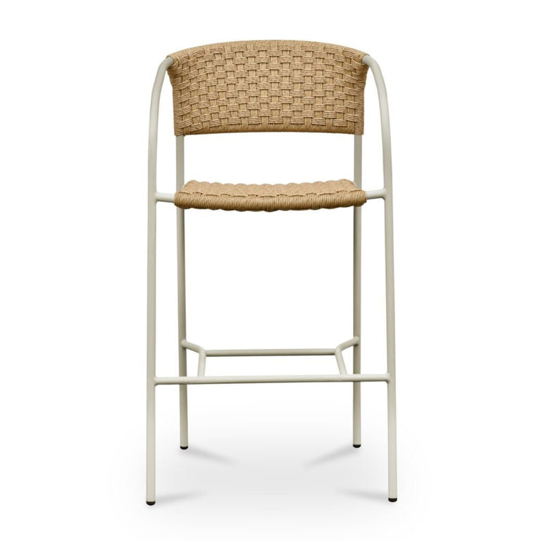ZOLA OUTDOOR BAR STOOL DARK BROWN