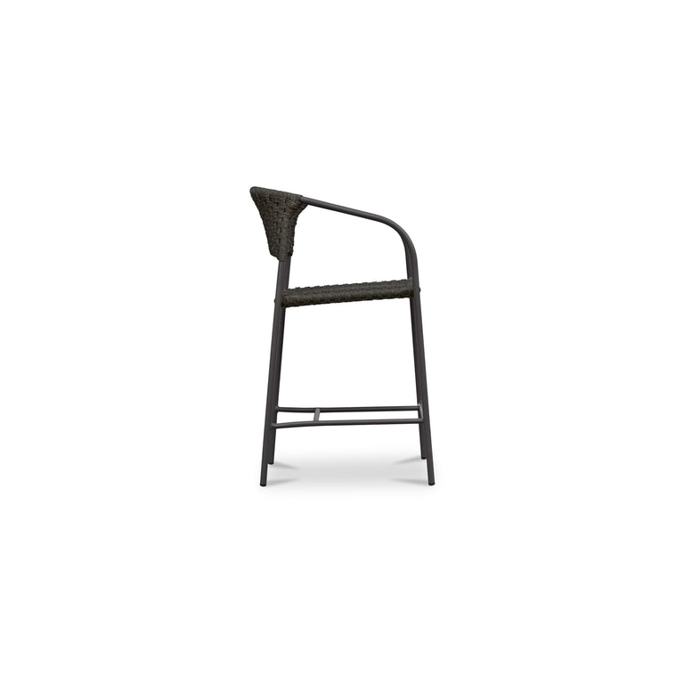 ZOLA OUTDOOR BAR STOOL DARK BROWN