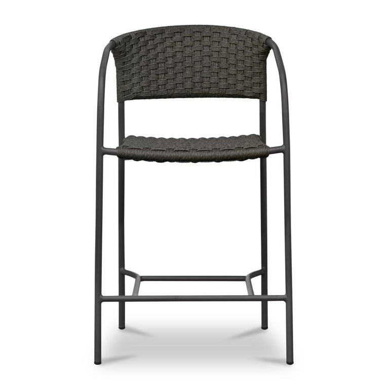 ZOLA OUTDOOR BAR STOOL DARK BROWN