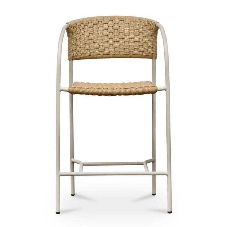 ZOLA OUTDOOR BAR STOOL DARK BROWN