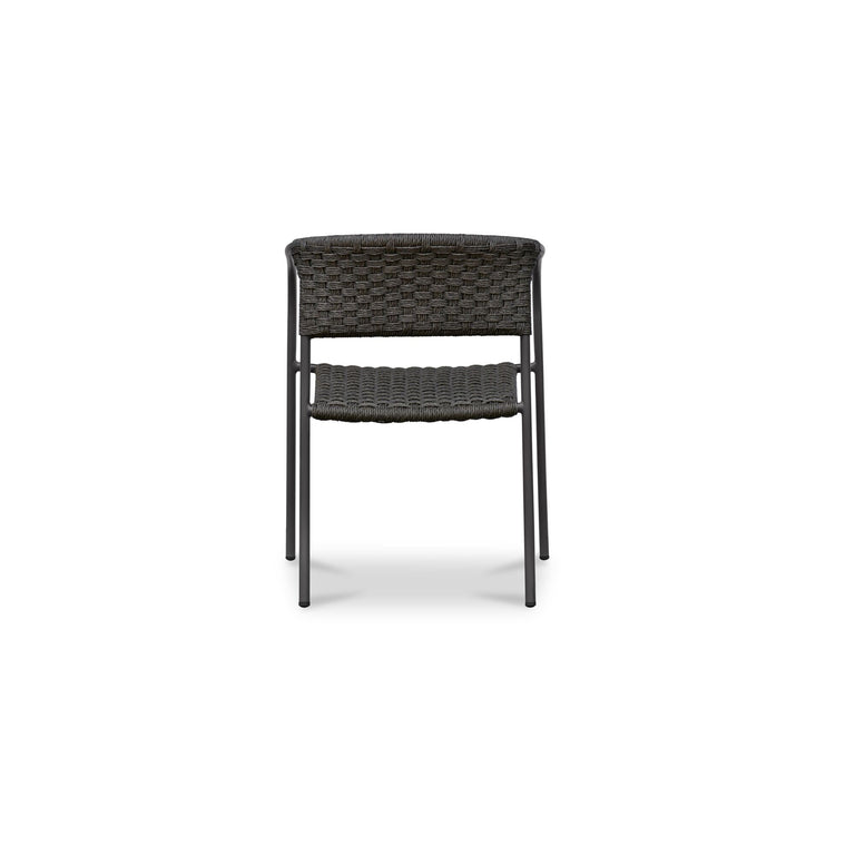 ZOLA OUTDOOR BAR STOOL DARK BROWN