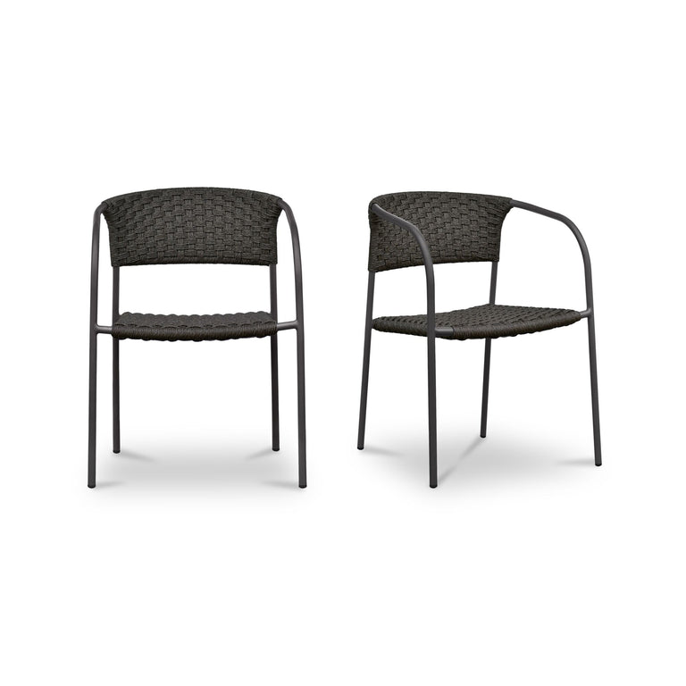 ZOLA OUTDOOR BAR STOOL DARK BROWN