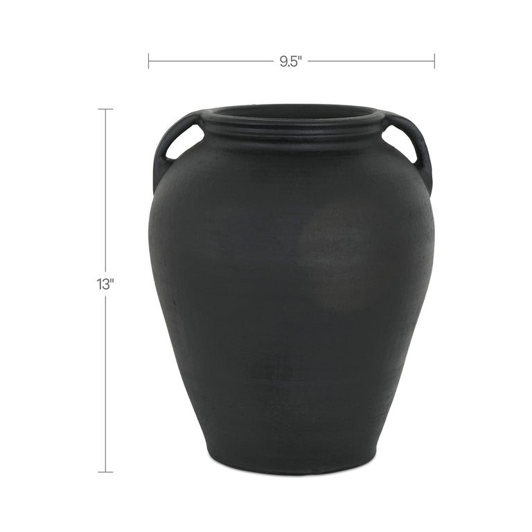 JOVI VASE BLACK TERRACOTTA