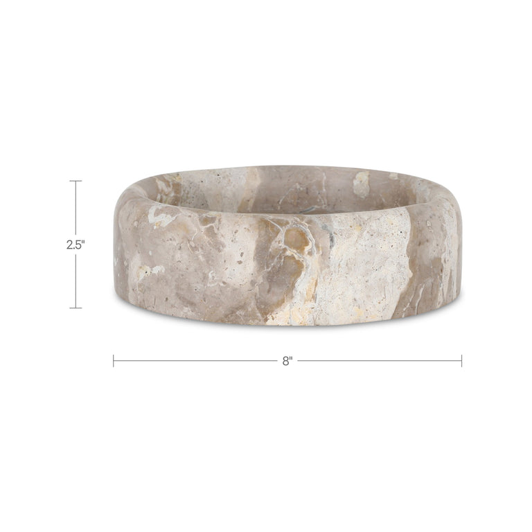 ANAIS CATCHALL BEIGE MARBLE