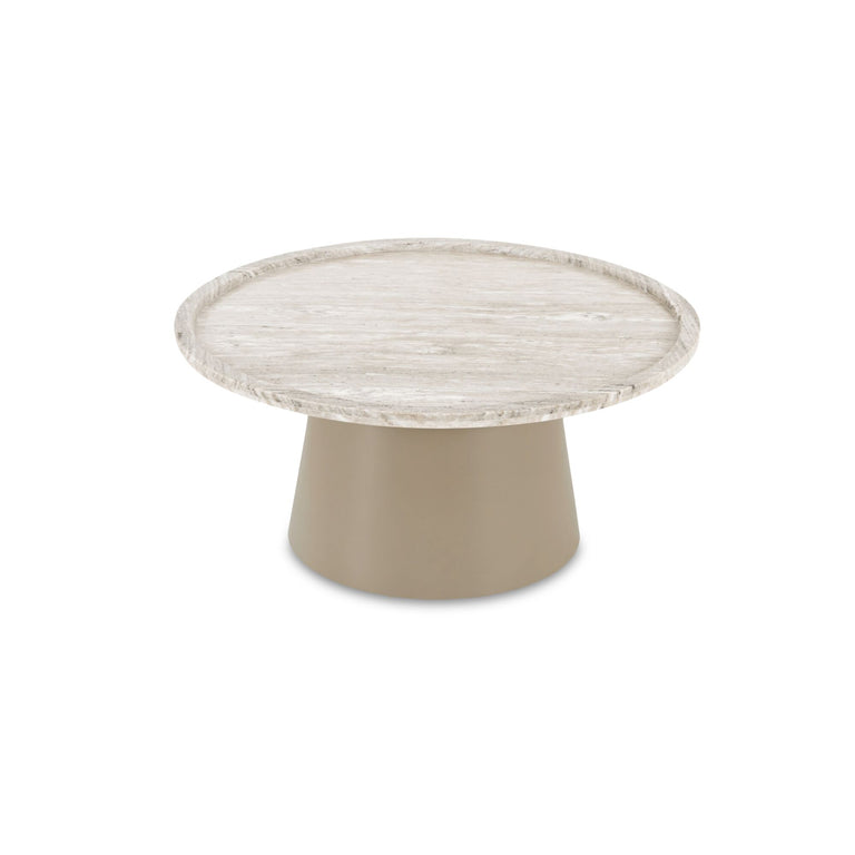KIMBERLEY COFFEE TABLE WHITE MARBLE