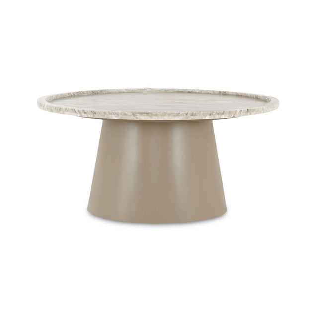 KIMBERLEY COFFEE TABLE WHITE MARBLE
