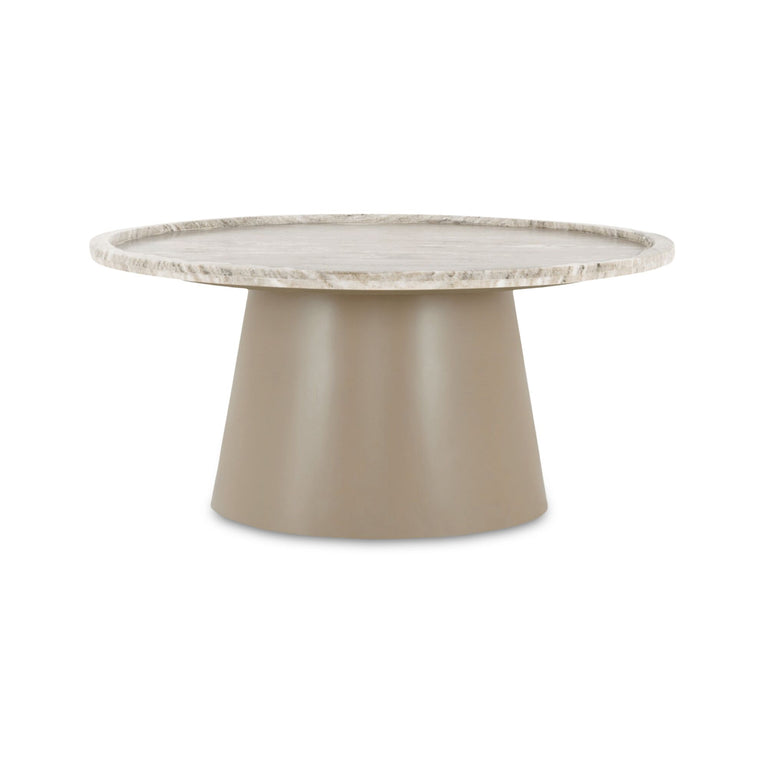 KIMBERLEY COFFEE TABLE WHITE MARBLE