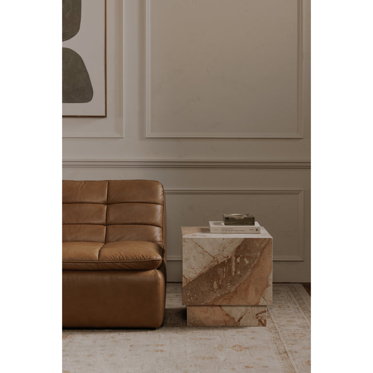 LAYLA SIDE TABLE BRECCIA MARBLE