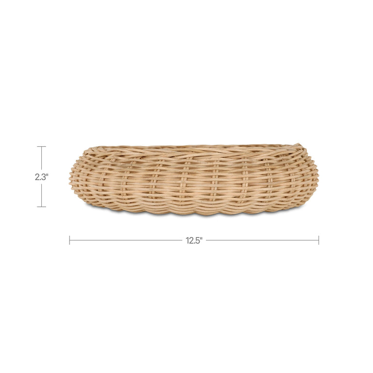 HARDING WICKER BOWL NATURAL