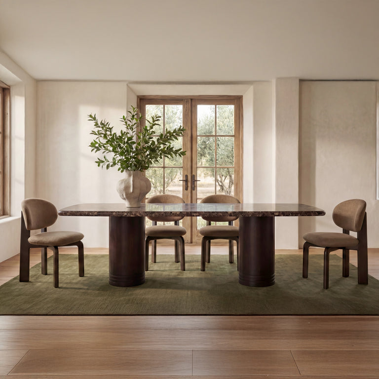 DAPHNE DINING TABLE LARGE BLACK