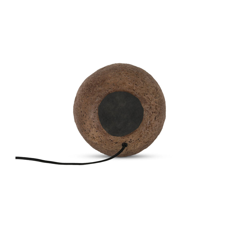 WHIT TABLE LAMP BROWN
