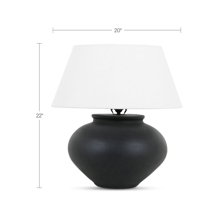 OLIA TABLE LAMP TERRACOTTA
