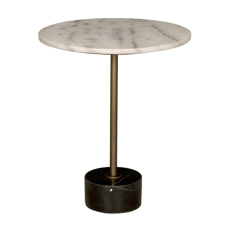 SANTOSHA SIDE TABLE WITH STONE TOP | TABLE