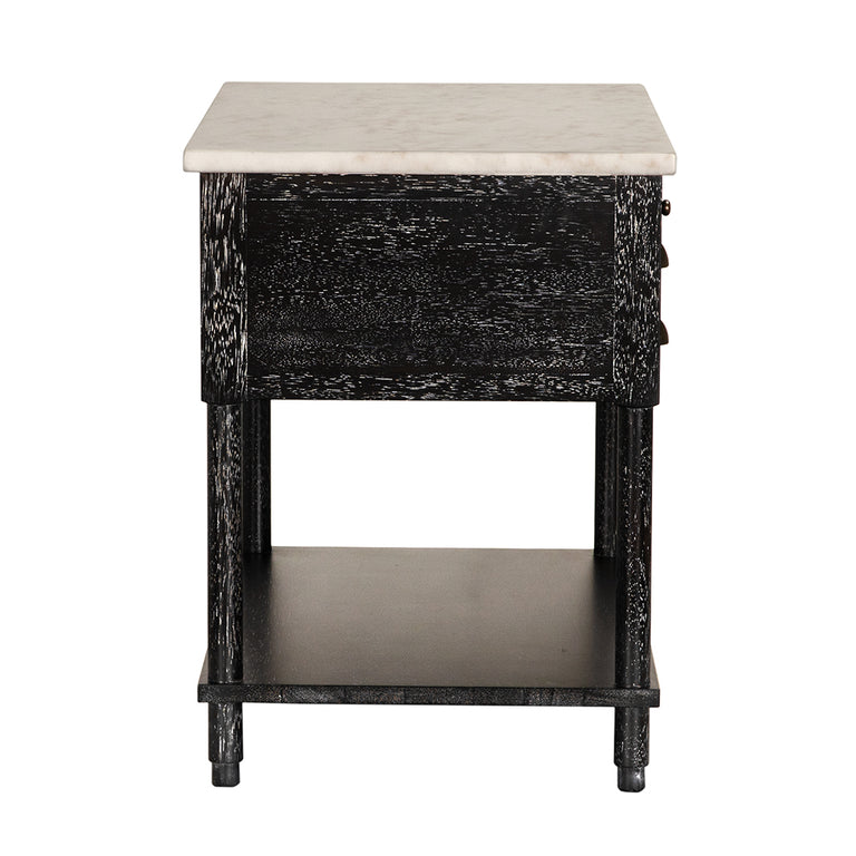 ARTEMIO SIDE TABLE WITH MARBLE TOP | Accent Tables