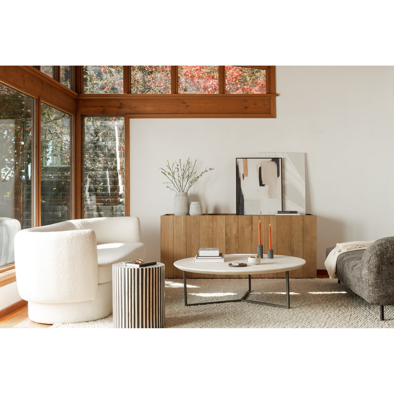 CHAMEAU SIDE TABLE BLACK