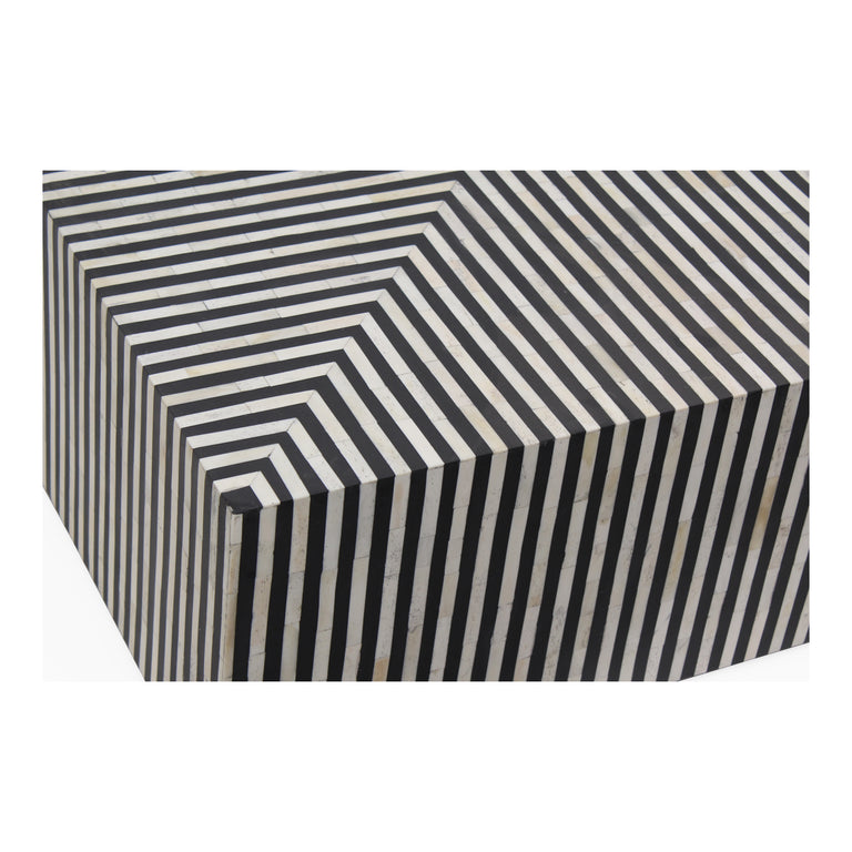 TERNING COFFEE TABLE BLACK AND WHITE