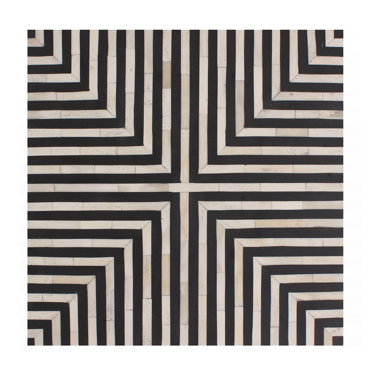 TERNING SIDE TABLE BLACK AND WHITE