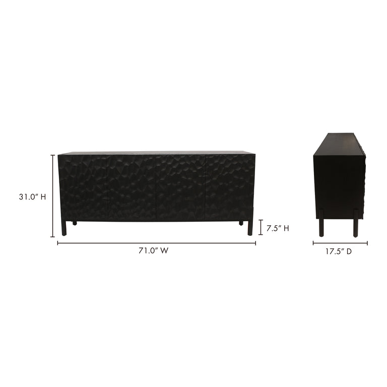 MISAKI SIDEBOARD BLACK