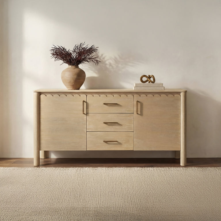 WILEY 3 DRAWER SIDEBOARD NATURAL