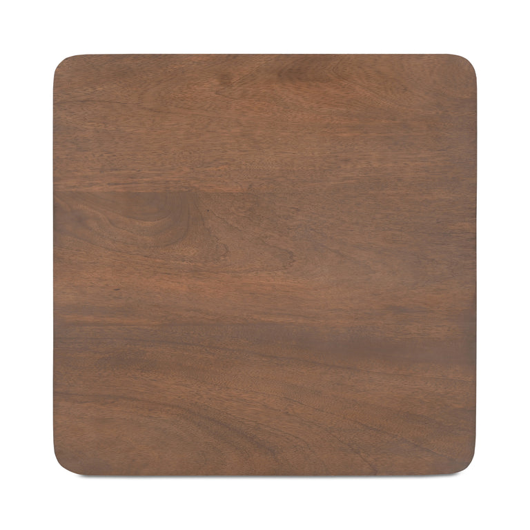 WILEY SIDE TABLE VINTAGE BROWN