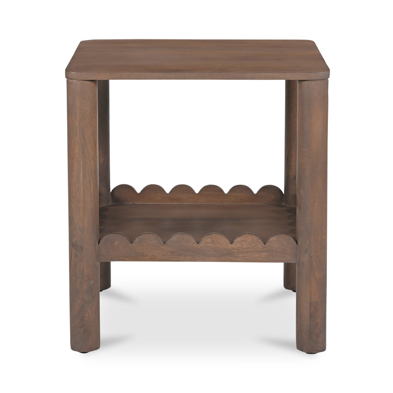 WILEY SIDE TABLE VINTAGE BROWN