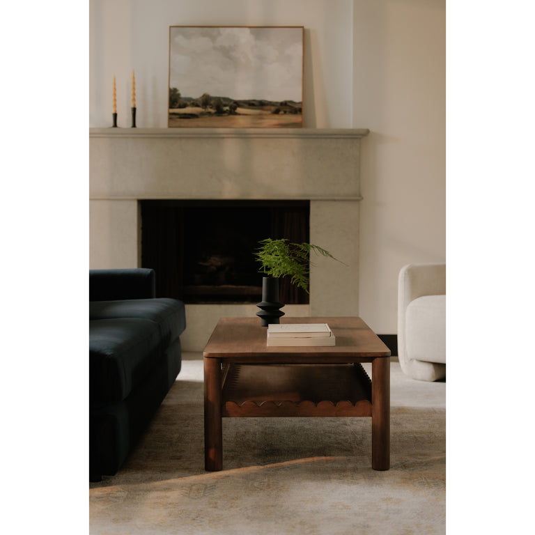 WILEY COFFEE TABLE VINTAGE BROWN