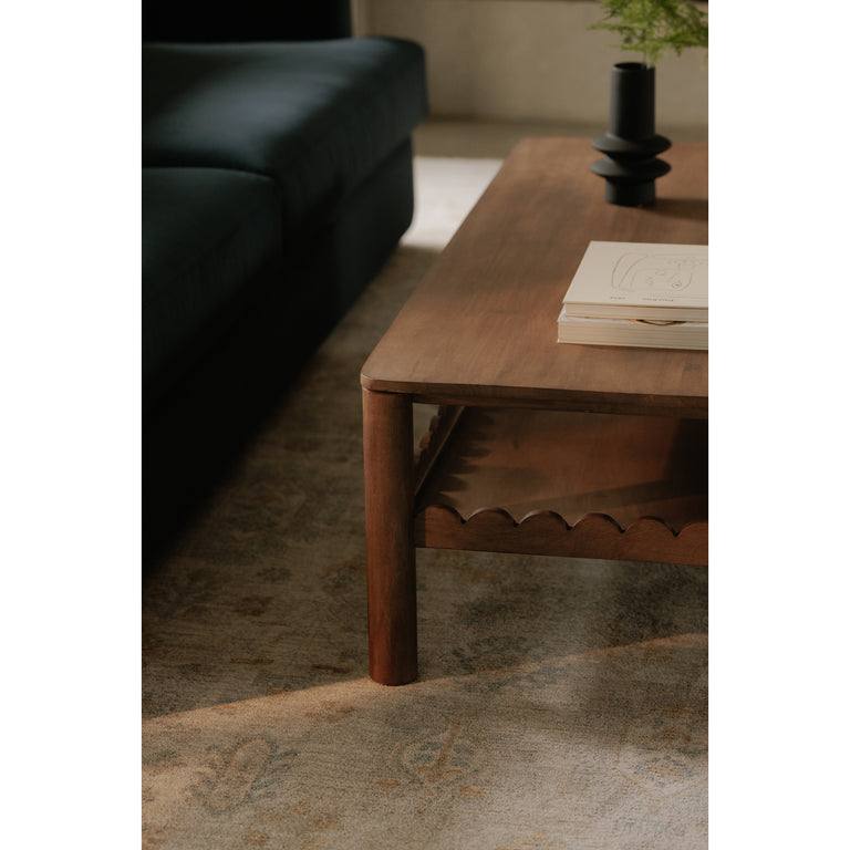 WILEY COFFEE TABLE VINTAGE BROWN
