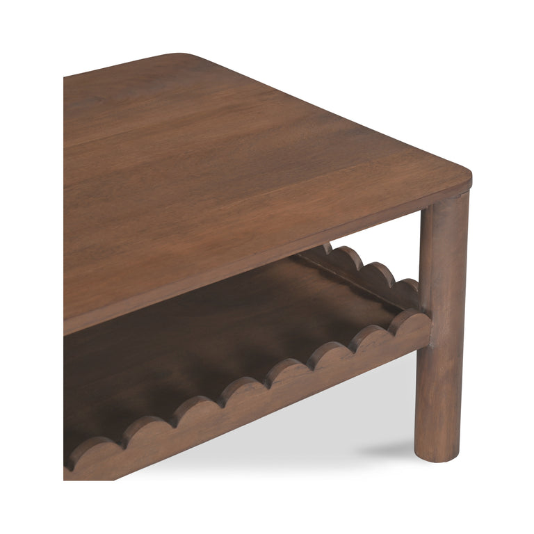 WILEY COFFEE TABLE VINTAGE BROWN