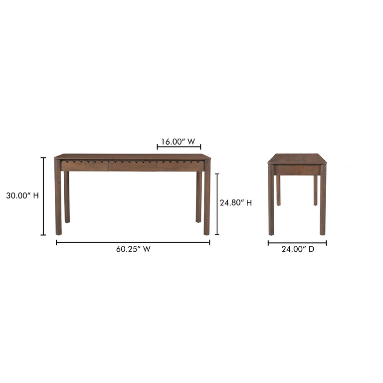 WILEY DESK NATURAL