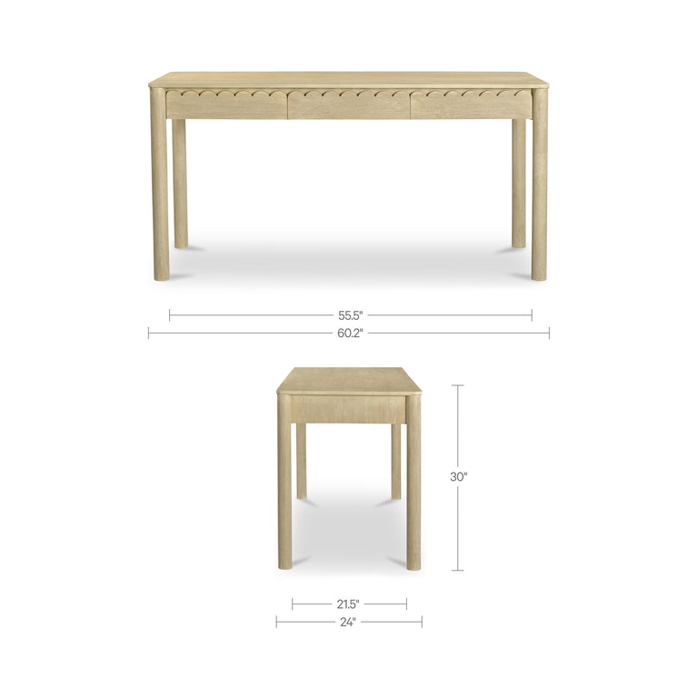 WILEY DESK NATURAL