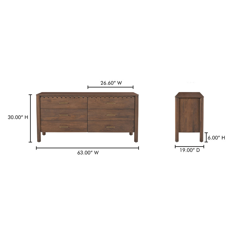 WILEY DRESSER NATURAL