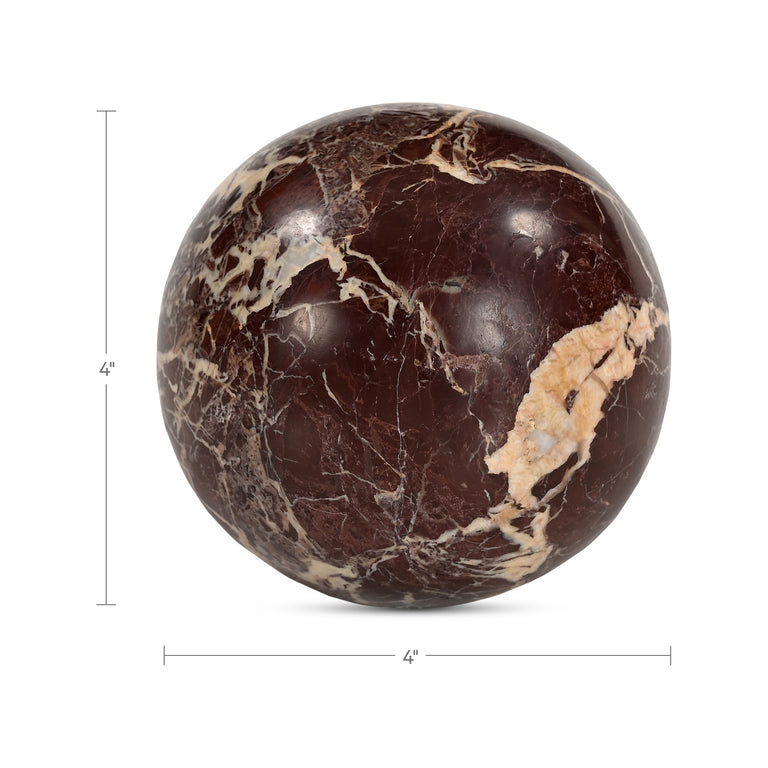 ODESSA SPHERE TABLETOP ACCENT GREEN ONYX MARBLE