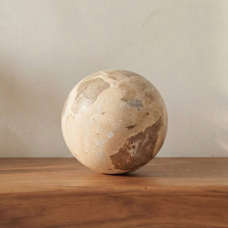 ODESSA SPHERE TABLETOP ACCENT GREEN ONYX MARBLE