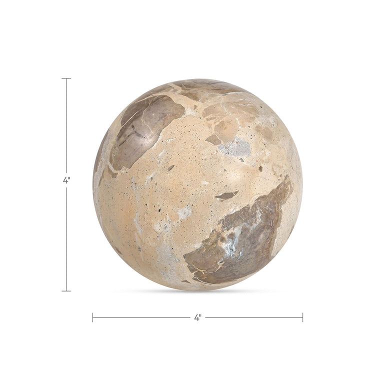 ODESSA SPHERE TABLETOP ACCENT GREEN ONYX MARBLE